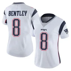 Women's Ja'Whaun Bentley New England Patriots No.8 Limited Vapor Untouchable Jersey - White