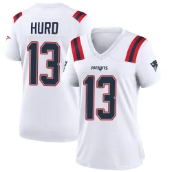 Women's Jalen Hurd New England Patriots No.13 Game Jersey - White
