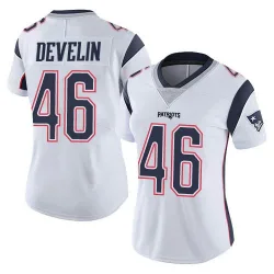 Women's James Develin New England Patriots No.46 Limited Vapor Untouchable Jersey - White