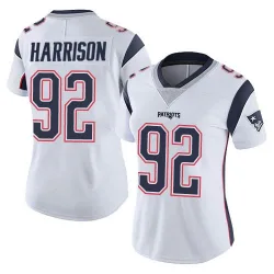 Women's James Harrison New England Patriots No.92 Limited Vapor Untouchable Jersey - White