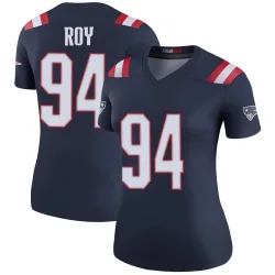 Women's Jaquelin Roy New England Patriots No.94 Legend Color Rush Jersey - Navy