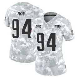 Women's Jaquelin Roy New England Patriots No.94 Limited 2024 Salute to Service Jersey - Arctic Camo