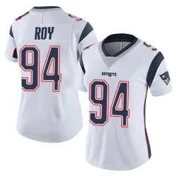Women's Jaquelin Roy New England Patriots No.94 Limited Vapor Untouchable Jersey - White