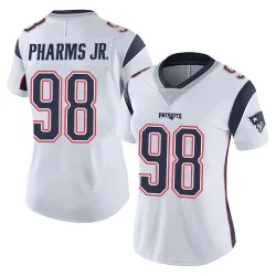 Women's Jeremiah Pharms Jr. New England Patriots No.98 Limited Vapor Untouchable Jersey - White
