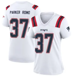 Women's John Parker Romo New England Patriots No.37 Game Jersey - White