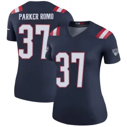 Women's John Parker Romo New England Patriots No.37 Legend Color Rush Jersey - Navy