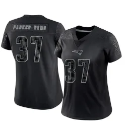 Women's John Parker Romo New England Patriots No.37 Limited Reflective Jersey - Black
