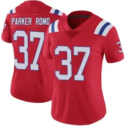 Women's John Parker Romo New England Patriots No.37 Limited Vapor Untouchable Alternate Jersey - Red