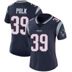 Women's Jordan Polk New England Patriots No.39 Limited Team Color Vapor Untouchable Jersey - Navy