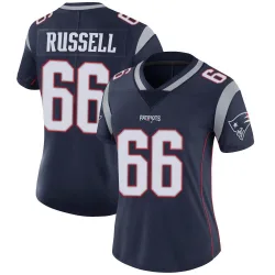 Women's Jotham Russell New England Patriots No.66 Limited Team Color Vapor Untouchable Jersey - Navy