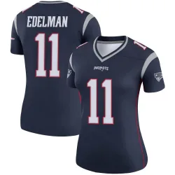 Women's Julian Edelman New England Patriots No.11 Legend Jersey - Navy