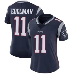 Women's Julian Edelman New England Patriots No.11 Limited Team Color Vapor Untouchable Jersey - Navy
