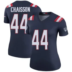 Women's K'Lavon Chaisson New England Patriots No.44 Legend Color Rush Jersey - Navy