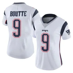 Women's Kayshon Boutte New England Patriots No.9 Limited Vapor Untouchable Jersey - White