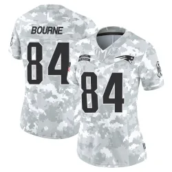 Women's Kendrick Bourne New England Patriots No.84 Limited 2024 Salute to Service Jersey - Arctic Camo