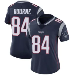 Women's Kendrick Bourne New England Patriots No.84 Limited Team Color Vapor Untouchable Jersey - Navy