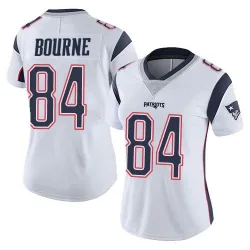 Women's Kendrick Bourne New England Patriots No.84 Limited Vapor Untouchable Jersey - White