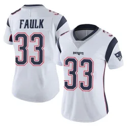 Women's Kevin Faulk New England Patriots No.33 Limited Vapor Untouchable Jersey - White