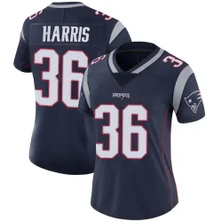 Women's Kevin Harris New England Patriots No.36 Limited Team Color Vapor Untouchable Jersey - Navy