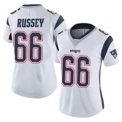 Women's Kody Russey New England Patriots No.66 Limited Vapor Untouchable Jersey - White