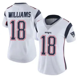 Women's Kyle Williams New England Patriots No.18 Limited Vapor Untouchable Jersey - White