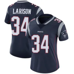 Women's Lan Larison New England Patriots No.34 Limited Team Color Vapor Untouchable Jersey - Navy