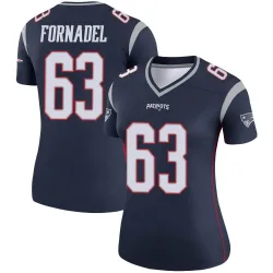 Women's Liam Fornadel New England Patriots No.63 Legend Jersey - Navy