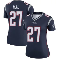Women's Marcellas Dial Jr. New England Patriots No.27 Legend Jersey - Navy