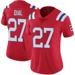 Women's Marcellas Dial Jr. New England Patriots No.27 Limited Vapor Untouchable Alternate Jersey - Red