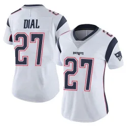 Women's Marcellas Dial Jr. New England Patriots No.27 Limited Vapor Untouchable Jersey - White