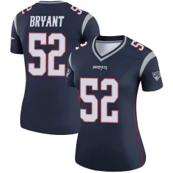 Women's Marcus Bryant New England Patriots No.52 Legend Jersey - Navy
