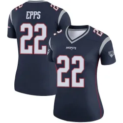 Women's Marcus Epps New England Patriots No.22 Legend Jersey - Navy