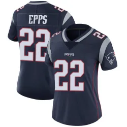 Women's Marcus Epps New England Patriots No.22 Limited Team Color Vapor Untouchable Jersey - Navy