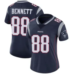 Women's Martellus Bennett New England Patriots No.88 Limited Team Color Vapor Untouchable Jersey - Navy