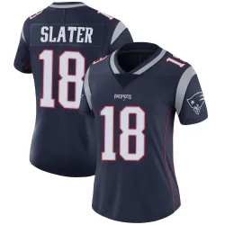 Women's Matthew Slater New England Patriots No.18 Limited Team Color Vapor Untouchable Jersey - Navy