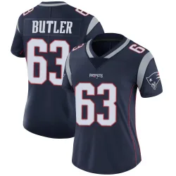Women's Mehki Butler New England Patriots No.63 Limited Team Color Vapor Untouchable Jersey - Navy