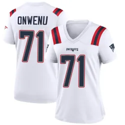 Women's Mike Onwenu New England Patriots No.71 Game Jersey - White