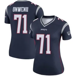 Women's Mike Onwenu New England Patriots No.71 Legend Jersey - Navy