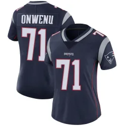 Women's Mike Onwenu New England Patriots No.71 Limited Team Color Vapor Untouchable Jersey - Navy