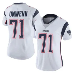 Women's Mike Onwenu New England Patriots No.71 Limited Vapor Untouchable Jersey - White