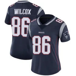 Women's Mitchell Wilcox New England Patriots No.86 Limited Team Color Vapor Untouchable Jersey - Navy