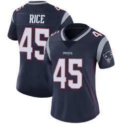 Women's Monty Rice New England Patriots No.45 Limited Team Color Vapor Untouchable Jersey - Navy