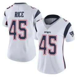 Women's Monty Rice New England Patriots No.45 Limited Vapor Untouchable Jersey - White