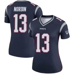 Women's Quinn Nordin New England Patriots No.13 Legend Jersey - Navy