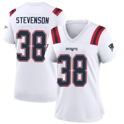 Women's Rhamondre Stevenson New England Patriots No.38 Game Jersey - White