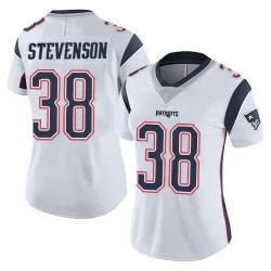 Women's Rhamondre Stevenson New England Patriots No.38 Limited Vapor Untouchable Jersey - White