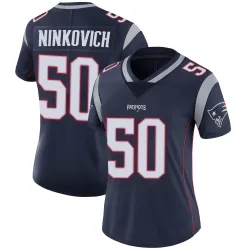 Women's Rob Ninkovich New England Patriots No.50 Limited Team Color Vapor Untouchable Jersey - Navy