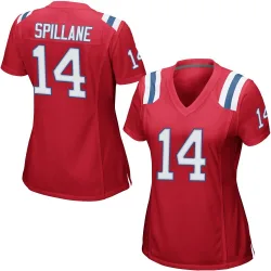 Women's Robert Spillane New England Patriots No.14 Game Alternate Jersey - Red