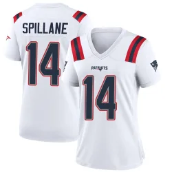 Women's Robert Spillane New England Patriots No.14 Game Jersey - White