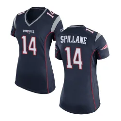 Women's Robert Spillane New England Patriots No.14 Game Team Color Jersey - Navy Blue